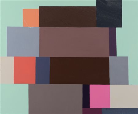 ROOT RUTH 1967Senza titolo, 2000smalti su tela cm. 76x92, firma e anno al...