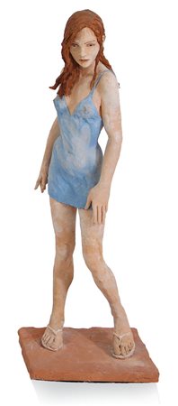 CORNINI MARCO Milano 1966Senza titoloscultura in terracotta dipinta cm....