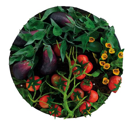 GILARDI PIERO Torino 03/08/1942Melanzane e pomodori, 1994poliuretano espanso...