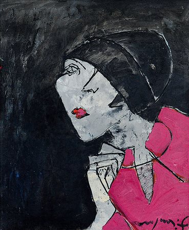 ROGNONI FRANCO Milano 20/09/1913 - Milano 11/03/1999Figuraolio su tela cm....