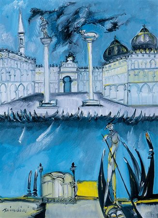 BRINDISI REMO Roma 25/04/1918 - Milano 25/07/1996Veneziaolio su tela cm....