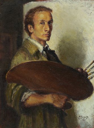 GONZAGA GIOVANFRANCESCO Milano 12/06/1921 - Milano 02/10/2007Autoritratto...