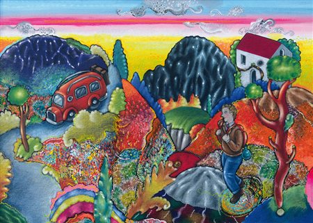 ALINARI LUCA Firenze 27/10/1943Senza titoloolio e tecnica mista su tela...