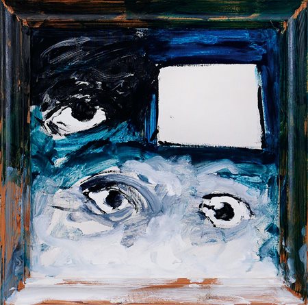 SCHIFANO MARIO Homs (Libia) 1934 - Roma 26/01/1998X vedere, 1996smalto su...