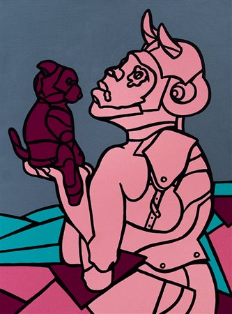 ADAMI VALERIO Bologna 17/03/1935Studio per cavalcavia, (2012)acrilico su tela...