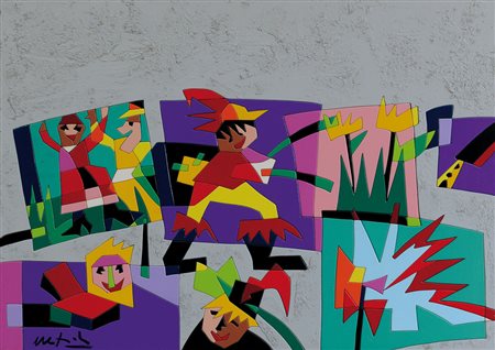 NESPOLO UGO Mosso Santa Maria (Bi) 29/08/1941Fairy Tale, (1993)acrilici e...