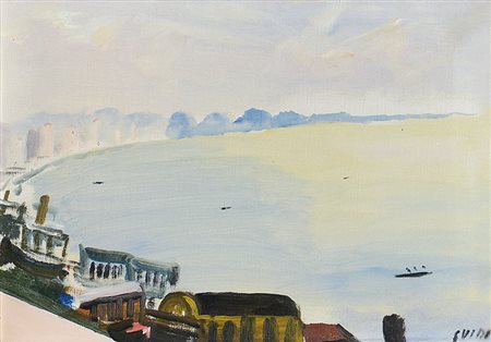 GUIDI VIRGILIO Roma 04/04/1891 - Venezia 07/01/1984Marinaolio su tela cm....