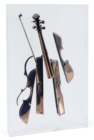 ARMAN FERNANDEZ Nizza 1928 - New York 22/10/2005Colère europa, 2004violino...