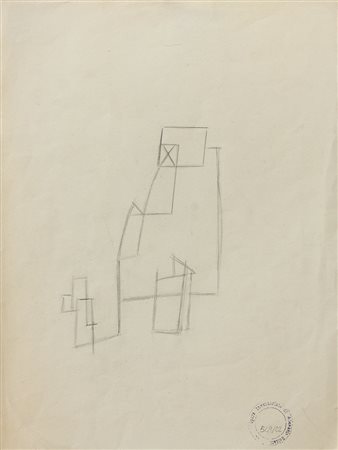 SOLDATI ATANASIO Parma 25/08/1896 - Parma 27/08/1953Senza titolomatita su...