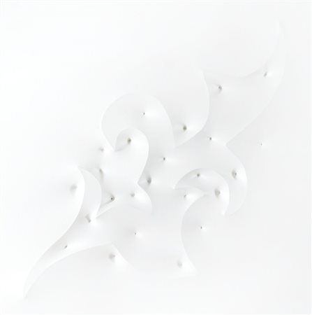 AMADIO GIUSEPPE Todi 19/05/1944Dutotela estroflessa bianca cm. 70x70x4,...