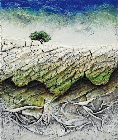 PASCHETTA MARIO Milano 27/04/1949Landscape, 2008malte e terre naturali su...