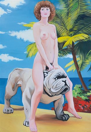 MONTESANO GIANMARCO Torino 21/06/1949Babette au Poil, 1997olio su tela cm....