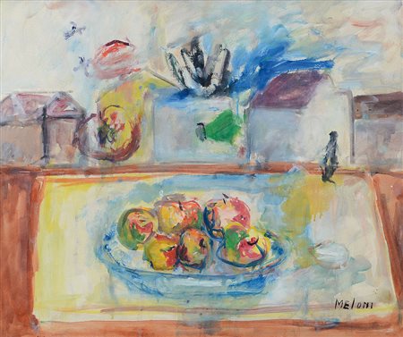 MELONI GINO Varese 29/04/1905 - Lissone (Va) 23/02/1989Natura morta e...
