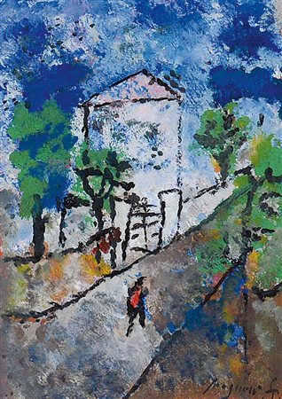 ROGNONI FRANCO Milano 20/09/1913 - Milano 11/03/1999Periferiaolio su tela cm....