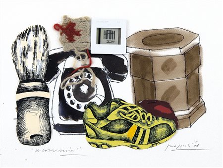 POZZATI CONCETTO Vo' Vecchio (Pd) 01/12/1935In casa mia, 2008tecnica mista e...