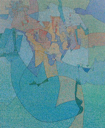 BALSAMO VINCENZO Brindisi 27/06/1935Senza titolo, 1995olio su tela cm. 80x65,...