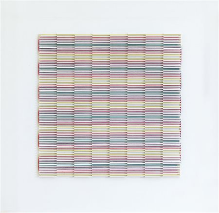 COSTALONGA FRANCO Venezia 1933Fili tesi, 1980materiale cartonato e fili...