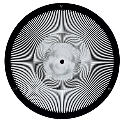 CHIGGIO ENNIO Napoli 1938Interferenza lineare 77, 1999lastre in plexiglass...