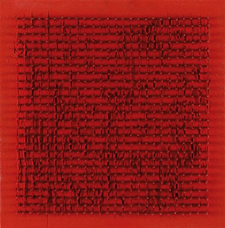 AUBERTIN BERNARD Fontenay aux Roses 1934Tableau clous, 1970acrilici e chiodi...