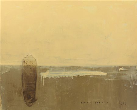 PIZZI CANNELLA PIERO Roma 1955Appunti d'Africa, 1998olio su tela cm. 120x150,...