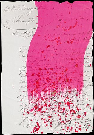 CHIN HSIAO Shangai 1935Senza titolotecnica mista su carta cm. 30x21, firma in...