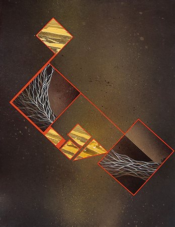 ROASIO MAURIZIO Vercelli 1946Roz Bras, 2003tecnica mista su tavola cm. 65x50,...