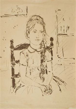 ALBERTONI FILIPPO Reggio Emilia 1930 - Bologna 2011 Figura seduta 1968...