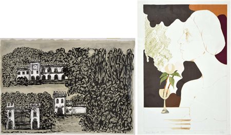 ZANCANARO T. - LONGINOTTI G. Soggetti vari lotto di 2 litografie es. IV/L e...