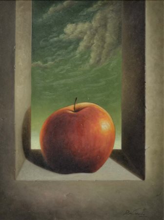 NUNZIANTE DAVIDE Giaveno (To) 1979 Peccato originale 2002 olio su tela 40x30...