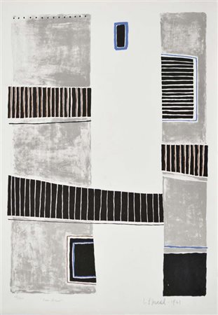 SPACAL LUIGI Trieste 1907 - 2000 Faro bianco 1971 litografia es. XXII/XXV...