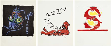 AUTORI VARI Soggetti vari lotto di 24 fotolitografie allegati Bolaffiarte...