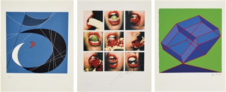 AUTORI VARI Soggetti vari lotto di 24 fotolitografie allegati Bolaffiarte...