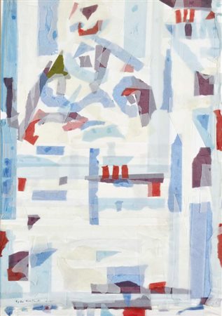 BONFANTE EGIDIO Treviso 1922 - Milano 2004 senza titolo1965 tecnica mista e...