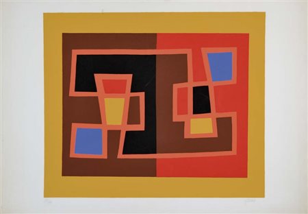 GISCHIA LEON Dax 1903 - Parigi 1991 senza titolo litografia es. 89/99 70x100...