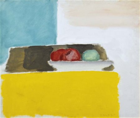 BALEST CORRADO Belluno 1923 Natura morta 1973 olio su tela 50x60 firma in...