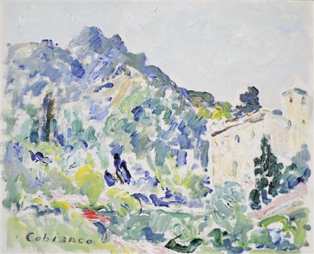 COBIANCO LUIGI Villanova Marchesana 1893 - Mestre 1967 Paesaggio 1967 olio su...