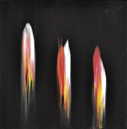 FINZI ENNIO Venezia 1931 senza titolo olio su tela 40x40 autentica...