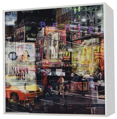 BRAMANTE DAVIDE Siracusa 1970 My own rave New York 2007 minilightbox con foto...