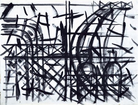 SCHULTZ RAOUL Isola Lero (Grecia) 1931 - Venezia 1971 senza titolo tempera su...