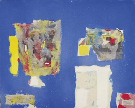 GUARNIERI ODDINO Cavarzere 1932 Aspetto ritmico e armonico 2001 olio tecnica...