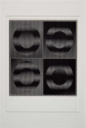 BIASI ALBERTO Padova 1937 senza titolo 2009 doppia serigrafia su cartoncino e...