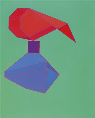 PERILLI ACHILLE Roma 1927 Il Tornante sicuro 2005 tecnica mista su tela...