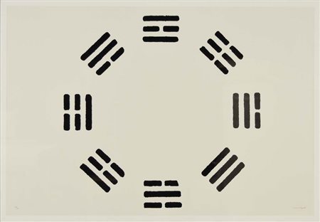 AGNETTI VINCENZO Milano 1926 - 1981 senza titolo 1972 serigrafia es. 100/100...