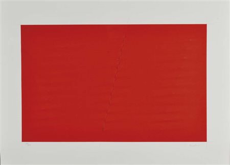 BONALUMI AGOSTINO Vimercate 1935 - 2013 Estroflessione serigrafia su carta...