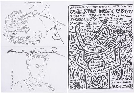 Andy Warhol & Keith Haring Pittsburgh 1928 - New York 1987 e - Kutztown 1958...