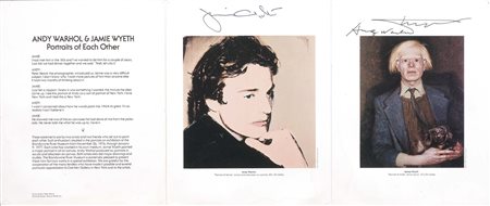 Andy Warhol Pittsburgh 1928 - New York 1987 Andy Warhol & Jamie Wyeth,...
