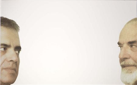 Michelangelo Pistoletto Biella 1933 S.P. , 2009 Serigrafia su lastra in...