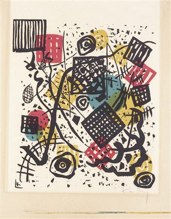 Wassily Kandinsky Mosca 1886 - Neuilly-sur-Seine 1944 Klein Welten V, (1922)...
