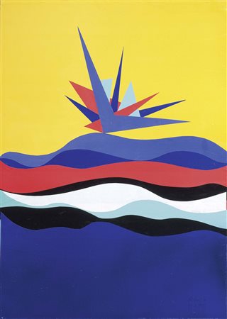 Roberto Crippa Milano 1921 - Bresso (Mi) 1972 Senza titolo, 1971 Collage su...