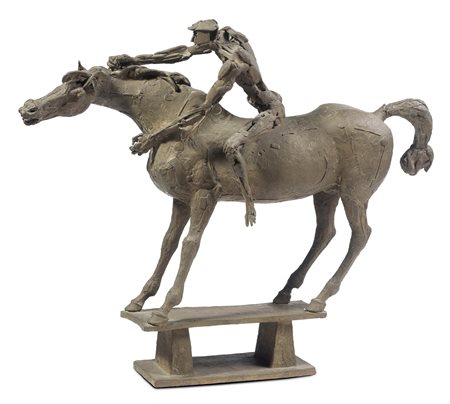 Venanzo Crocetti Giulianova (Te) 1913 - Roma 2003 Cavallo e cavaliere...